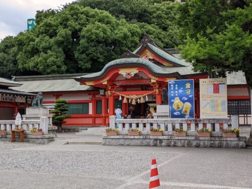 金神社拝殿