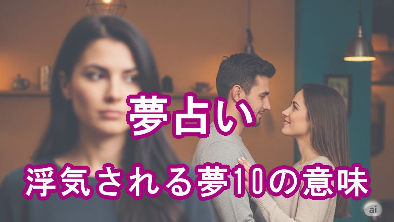 夢占い 浮気される夢10の意味